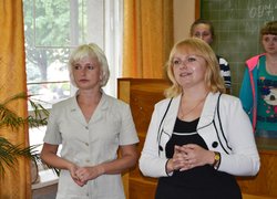Виступ начальника редакційно-видавничого відділу університету, викладача кафедри фінансів і кредиту Лесі Барабаш